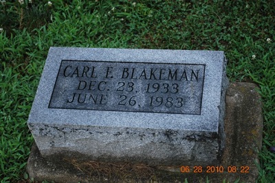 Carl Franklin Blakeman Dec 23 1933-Jun 26 1983