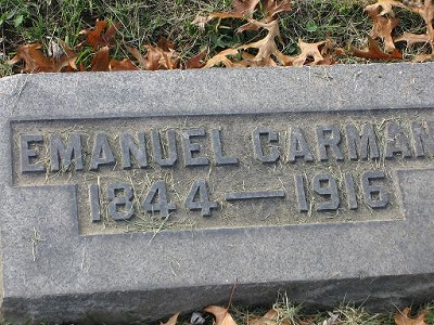 Emanuel Carman Aug 15 1844-Nov 11 1916