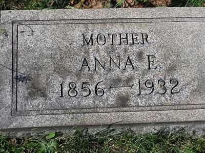 Elizabeth Anna Porter Apr 30 1856-Dec 20 1932 