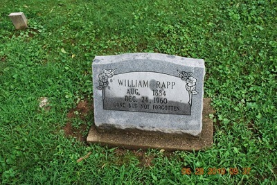 William C Rapp Aug 8 1884-Dec 24 1960 