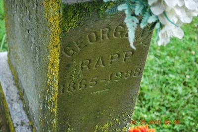 George McLellan Rapp Jun 12 1865- Oct 4 1938